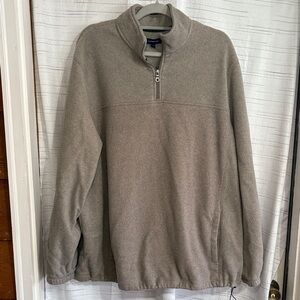 Croft & Barrow Men's Taupe Zip-Up Sweater